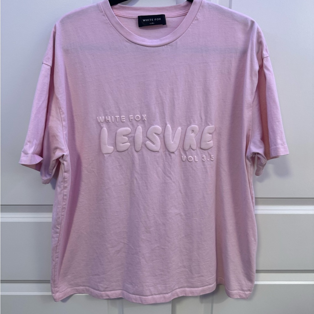Pink White Fox tee
